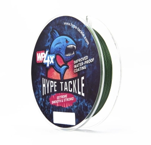 Hype Tackle 4X Moss Green fonott zsinór 0.16mm, 13kg 135m