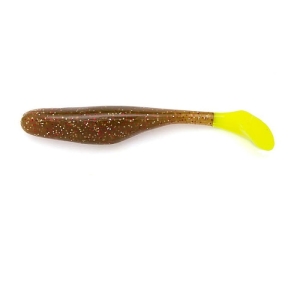 Bass Assassin 4" Walleye 10W 40 Lime Tail 10db.