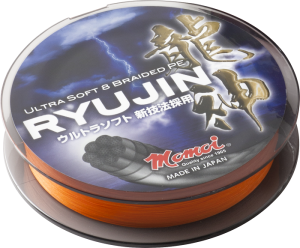 MOMOI Ryujin fonott zsinór 0.16mm/12kg 300m narancssárga
