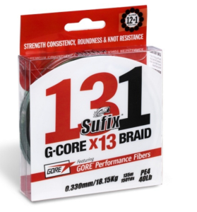 Sufix 131 G-CORE 0.205mm 12.7kg 150m LO-VIS ZÖLD