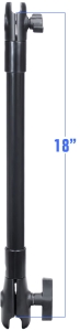 RAM Socket Arm W/ 1.5" és 1" Socket - 18"