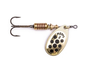 Mepps AGLIA DECOREES arany/fekete pöttyök 3/6,5g
