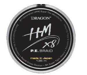 DRAGON HM X8 P.E.BRAID 0,06mm 5,50kg 135m fehér