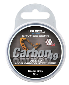 SG CARBON49 ACÉLHUZAL 10M 0.60MM 16KG BEVONATOS SZÜRKE