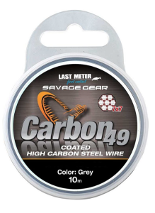 SG CARBON49 ACÉLHUZAL 10M 0.48MM 11KG SZÜRKE BEVONATTAL