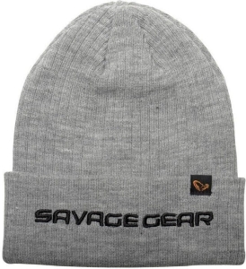Savage Gear Fold-UP Beanie Világosszürke Melan