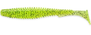 FishUP U-Shad 3"#055 - Chartreuse/Fekete