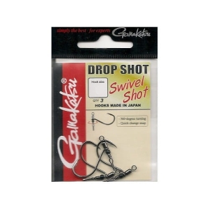 Gamakatsu Swivel Shot Hooks Fekete #1