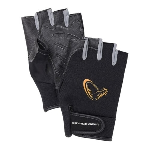 Savage Gear kesztyű neoprén fél ujj BlacXL