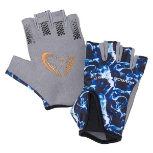 Savage Gear Marine Half Glove Tengeri kék L