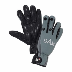 Dam Neoprén Fighter Glow Glove Fekete Szürke L