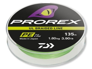 Daiwa Prorex UL Finesse 0.25PE Chartreus fonott zsinór Daiwa Prorex UL Finesse 0,25PE Chartreus