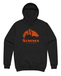 Simms Wood Trout Fill Hoody Fekete M