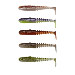SG Gobster Shad 9cm 9g Clear Water Mix 5db