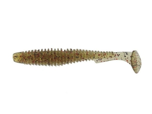 FishUP U-Shad 6,2cm #045 Zöld Tök Vörös Fekete 9db