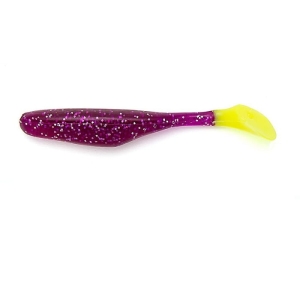 Bass Assassin 4" Walleye Purple Canary 10db