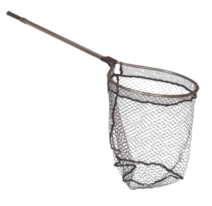 Savage Gear ovális leszállóháló gumírozott hálóval 46x56cm hossz 95-150cm