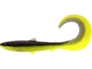 BullTeez Curltail 10cm 6g Fekete/Chartreuse