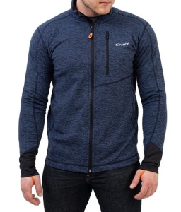 Graff teljes cipzáras állógalléros Graff blúz 226-BL-9 XL
