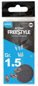 SPRO Freestyle Twitch Weights Kit 1.5g 3db 3db