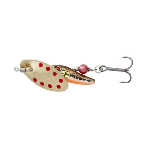 SG Sticklebait Spinner #4 9.1G S Minnow Gold Piros