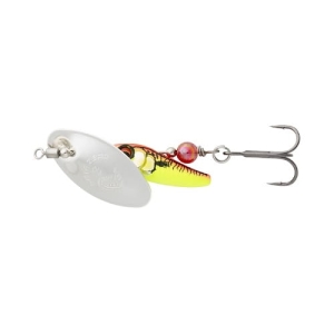 STICKLEBAIT SPINNER #4 9.1G SÜLLYEDŐ EZÜST VÖRÖS SÁRGA
