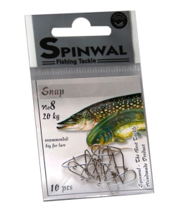 Spinwal csappantyú orsóval No.8 20kg 10db.