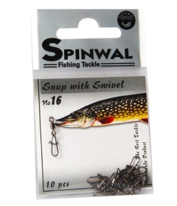 Spinwal no.16 10kg-os snapper forgócsavarral 10db.