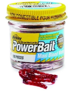 Berkley Powerbait Micro Blood Worm
