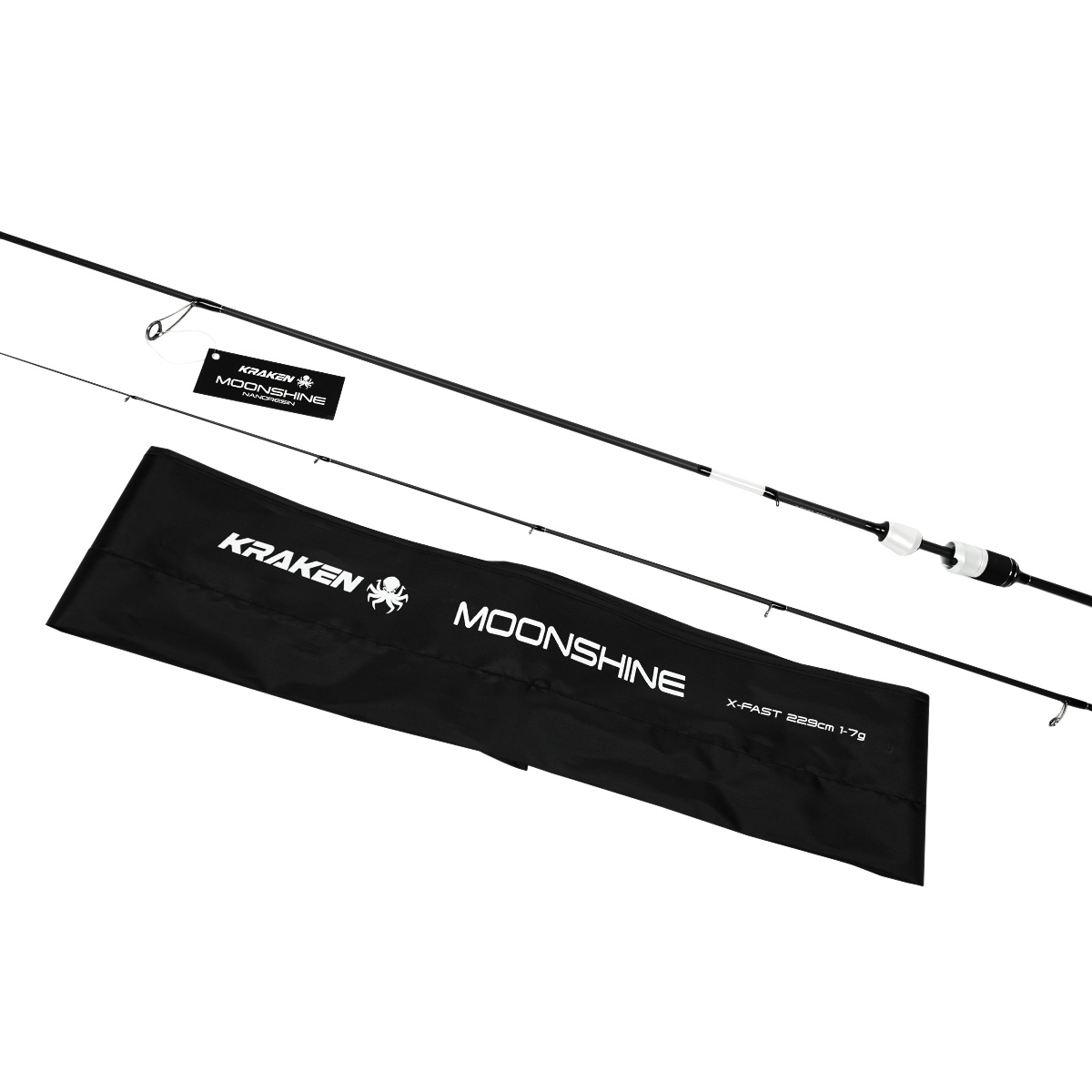 Wędka Kraken Moonshine 2,29m 1-7g 2cz Spin Solid Tip